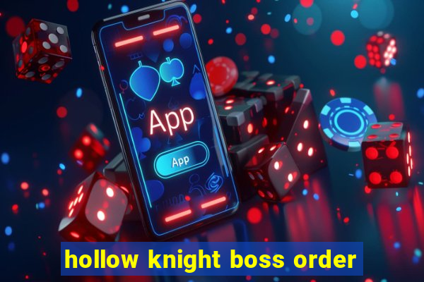 hollow knight boss order